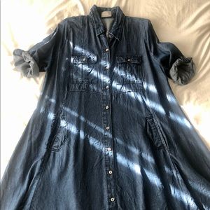 Comfy, Denim-look Tent Dress in M